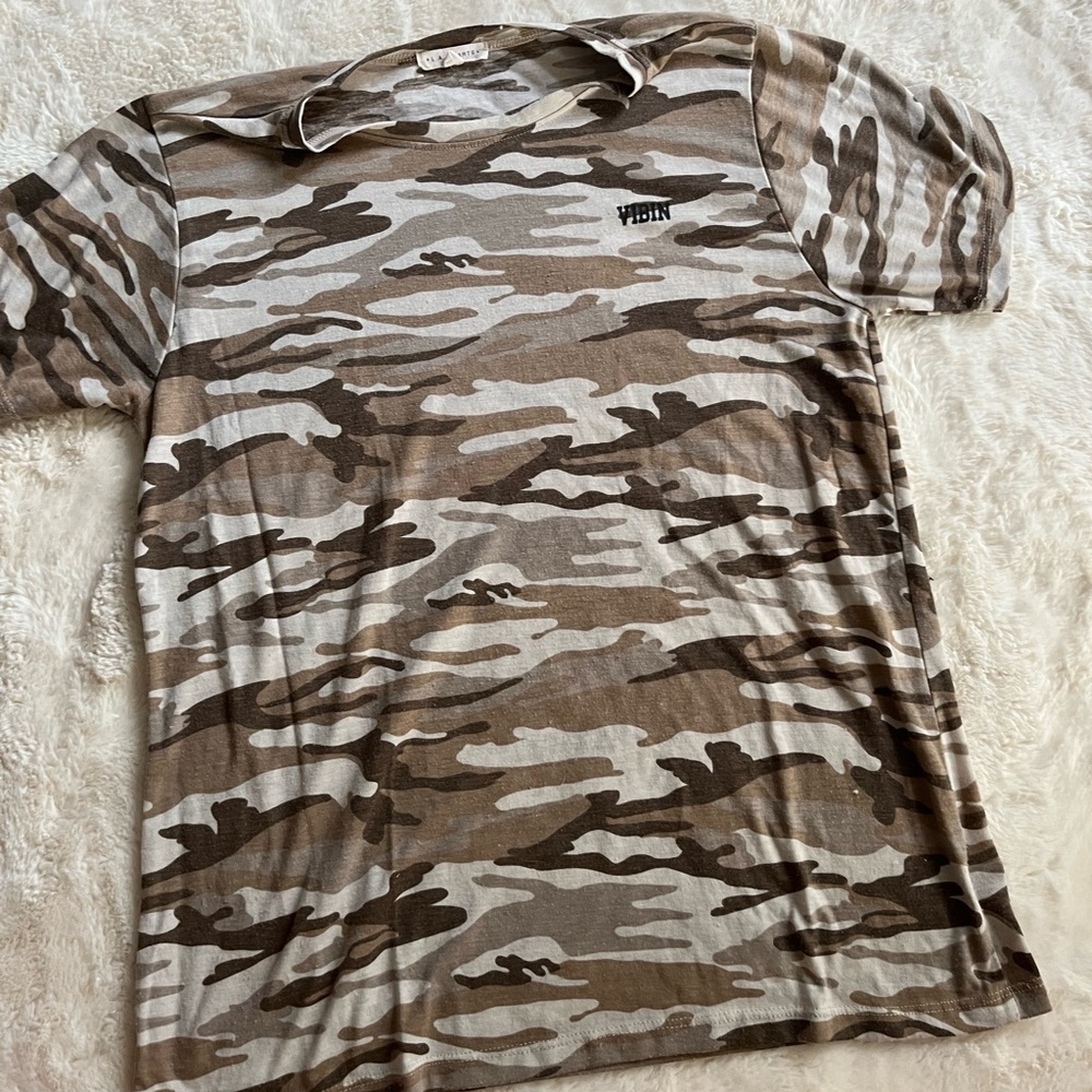 La Hearts Vibin Oversized tee Camo